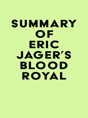 cover image of Summary of Eric Jager's Blood Royal